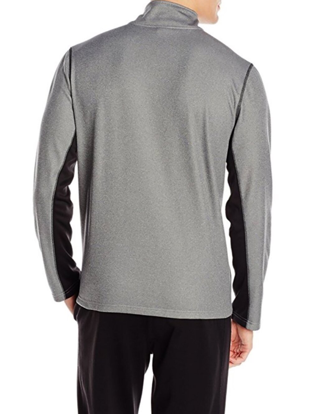 Spalding Men’s Fleece Sweater Intensity Gray Pullover Top Long Sleeve Size S NEW - Picture 2 of 4